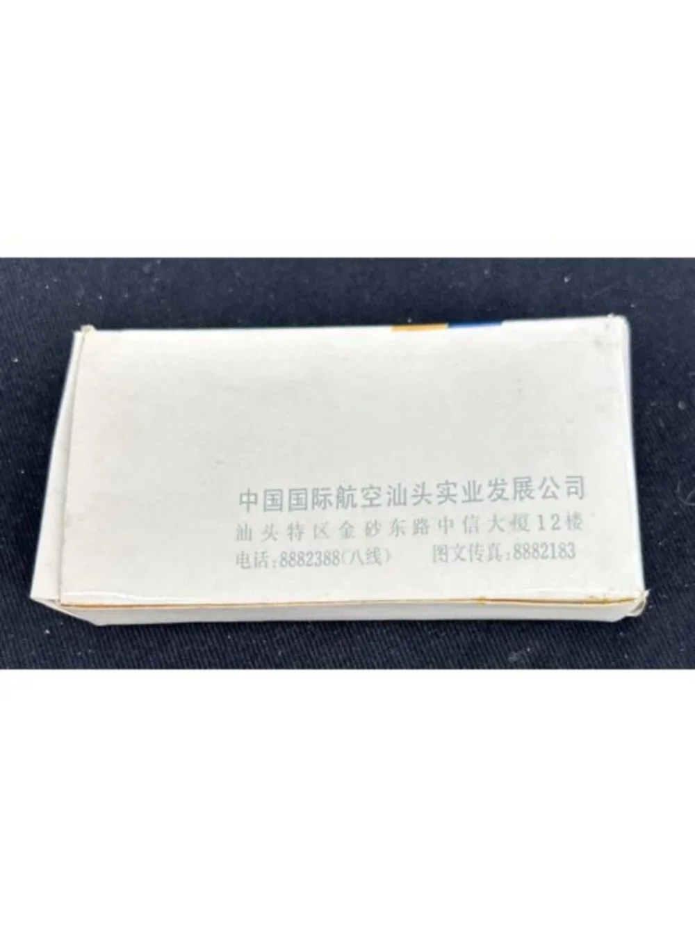 Air China Tie Clips Logo on original card Airline Issue Vtg